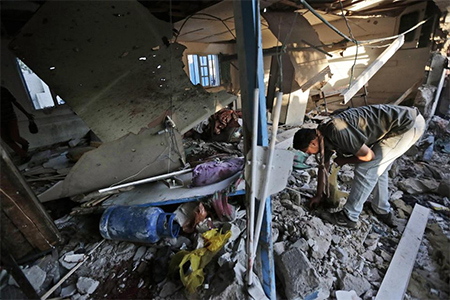 La entidad sionista aplica La doctrina Dahyia en Gaza